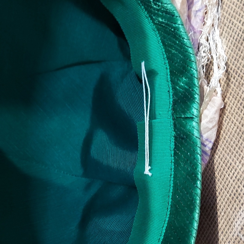 Emerald Green Tam hat vintage USA Made - Picture 7 of 9